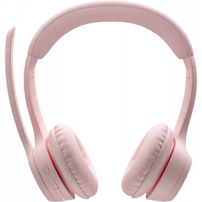 Logitech 981-001412 headphones/headset Wireless headband Office/Call center Bluetooth Rose