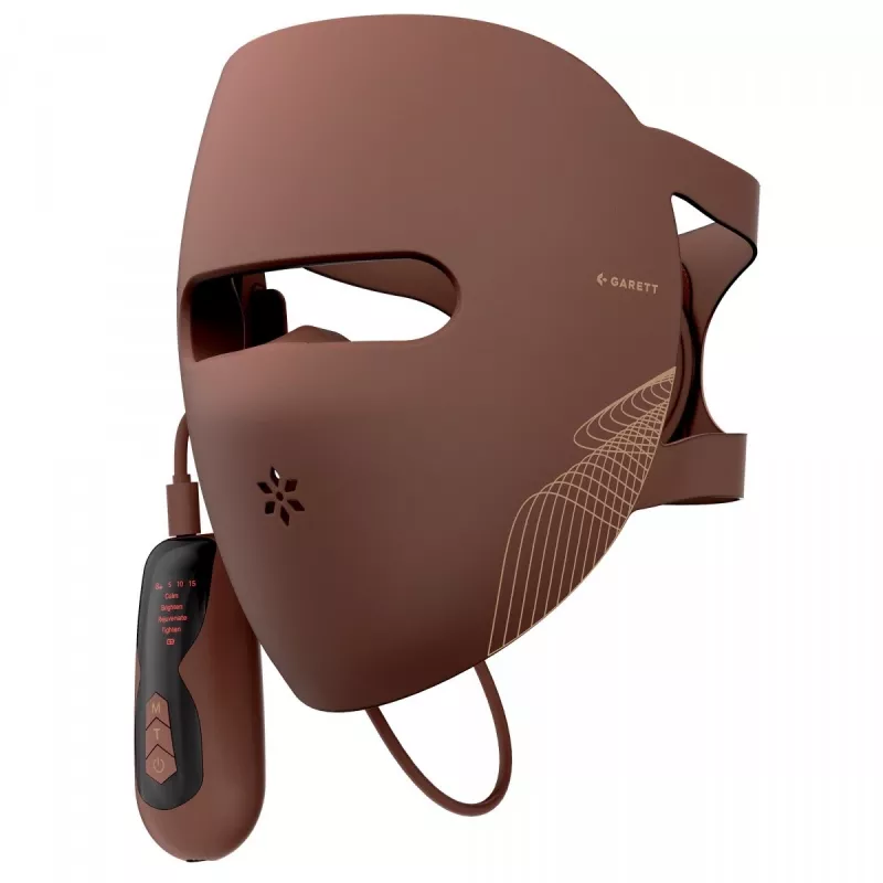 Garett Beauty Skin Ritual Face & Neck LED mask, brown