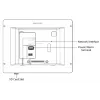 Video intercom Hikvision DS-KH6320-TE1, 7 inch capacitive touchscreen, PoE, 1024×600, MicroSD up to 32GB, Ethernet, Linux