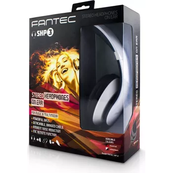 FANTEC SHP-3 - Headset - On-Ear - Noise Isolation - White, black (1813)