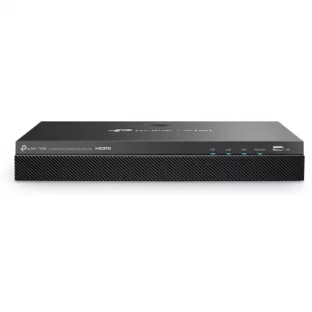 Network Video Recorder TP-Link VIGI NVR2008H-8MP-2TB — 8-channel, 4K (3840×2160), 2 TB SATA HDD, 9× RJ-45, Black