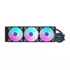 360mm Computer Radiator Darkflash DN-D360 BLACK — 360mm liquid cooling radiator, 3x120mm fan support