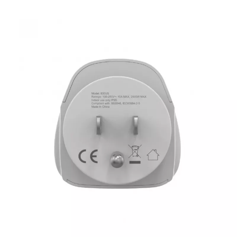 Travel power adapter GEMBIRD A-AC-USMINTF — World to US plug, 10 A