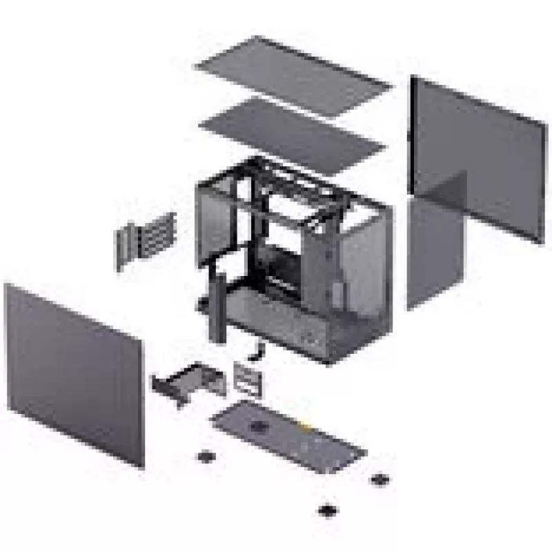 Computer case Jonsbo D32 PRO Mesh mATX - black