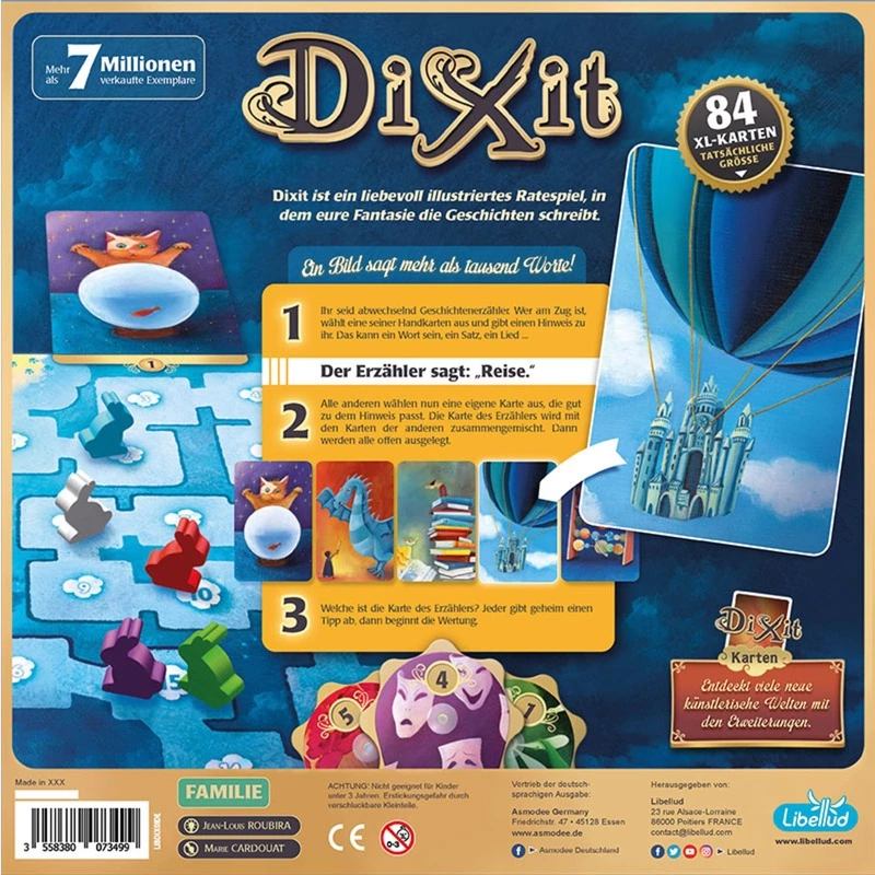 Card Game Asmodee Dixit LIBD0016 — Role-playing, 30 min, Age 8+