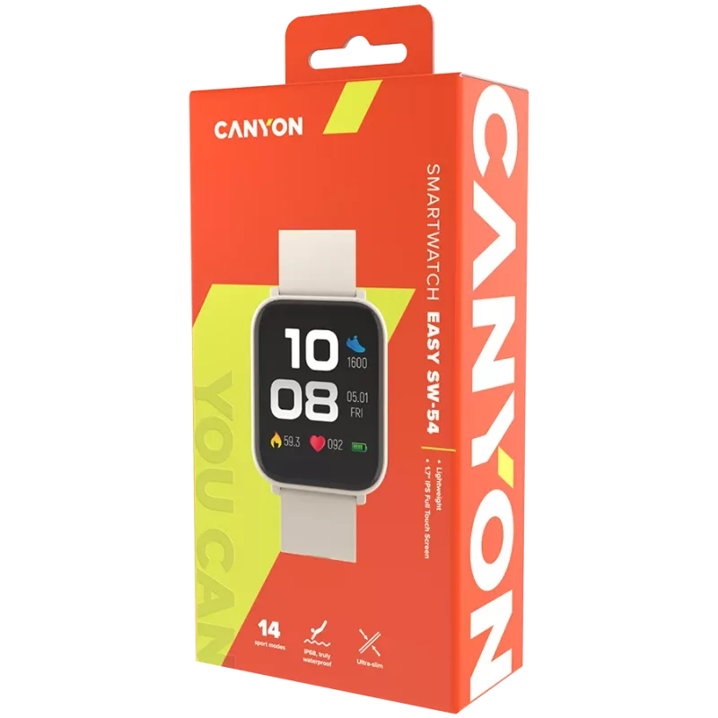 Smartwatch Canyon EASY SW-54 White