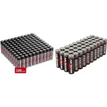 ANSMANN AA Alkaline Battery 1522-0043 — Pack of 100