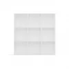 MALAX 3x3 H WHITE SHELVING UNIT