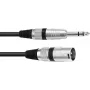 Omnitronic XLR to 6.3mm Jack Adapter Cable 30225196 — 1x XLR Male to 1x 6.3mm Jack, 2 m