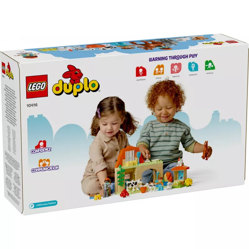 Construction toy LEGO DUPLO Farm Animal Care set 10416 — 74 pieces, 2 minifigures, age 2+