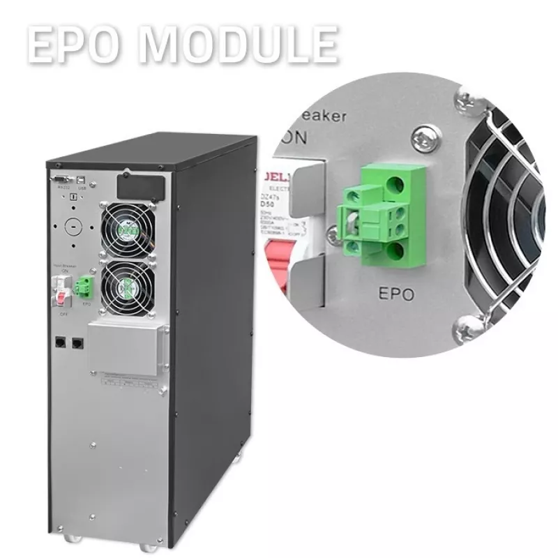 Uninterruptible Power Supply QOLTEC 52283 6kVA 6000W PF 1.0