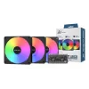 Montech GF120 V2 ARGB Computer case Fan module 12 cm Black 3 pc(s)