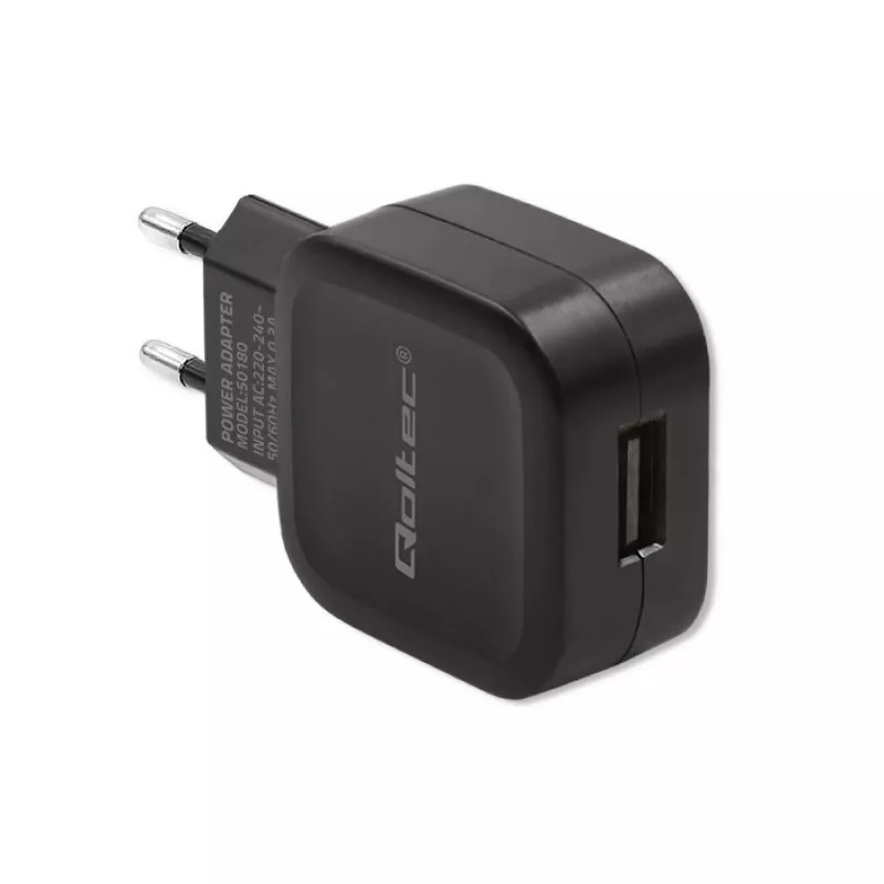 Charger Qoltec 50180 Indoor AC Black