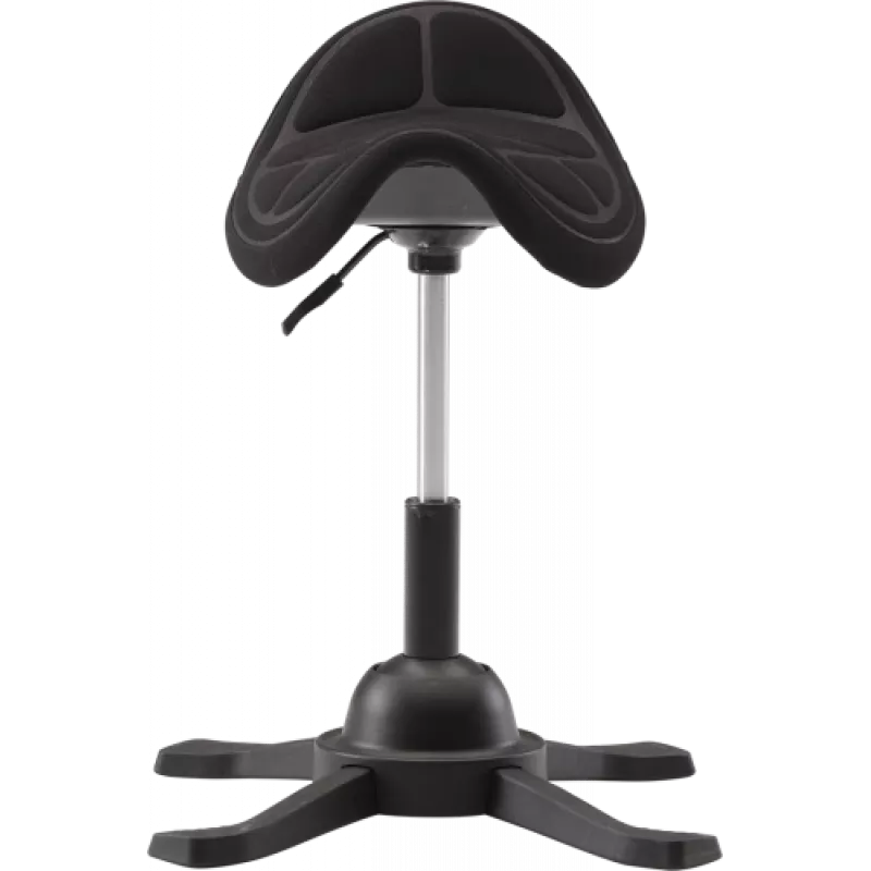 UP UP Toronto Ergonomic Balance Stool Black Fabric with Longer Gas Lift
