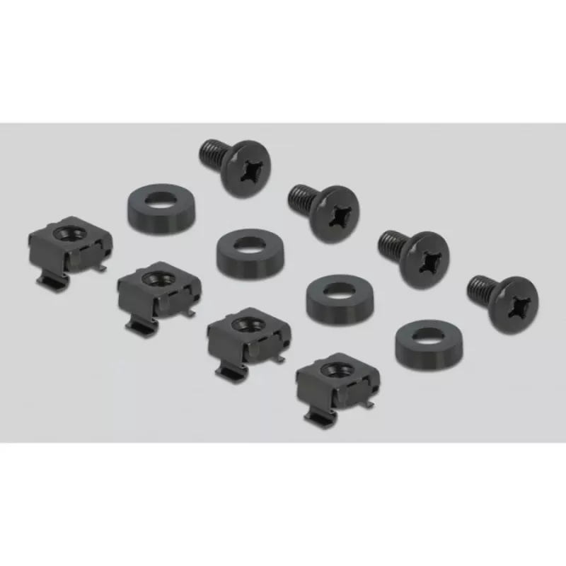 Cable management panel DeLOCK 19 inch 66550 black 1U