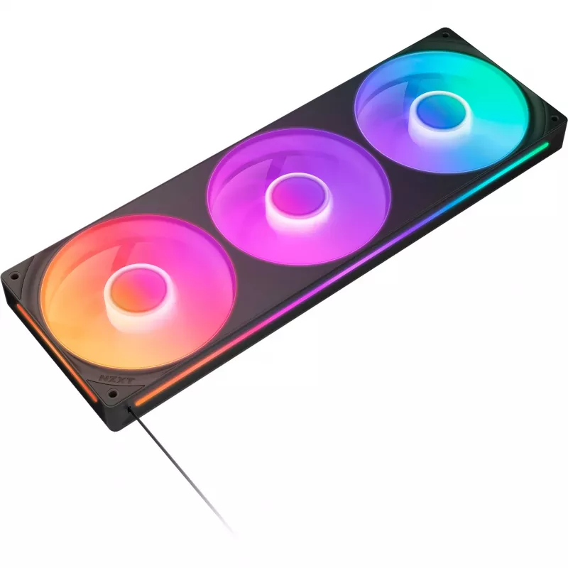 NZXT F360 RGB Core 360mm ARGB 3-Pack Black