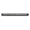 Patch panel empty 24 ports 1U 19 inches ftp for keystone modules black