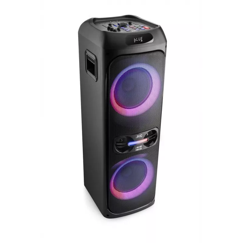 Portable party speaker JVC XS-EP624B — black, battery-powered, Bluetooth
