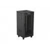 Rack cabinet LANBERG FF01-6624-23BL 24U freestanding 19 inch 600×600 mm IP20 black