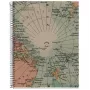 Miquelrius Notepad World Map Design Recycle A4 80 Sheets (Freight Delivery)