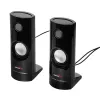 2-way wired PC speaker Audiocore AC860, 2.0 channels, 4 W RMS, USB power, 3.5 mm input, black