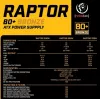 Power Supply RAPTOR 600W BRONZE 80+, Vienguba linija, DC-DC