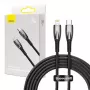 USB-C to Lightning Cable Baseus Glimmer 20W, 2 m — Fast Charging and Data Sync