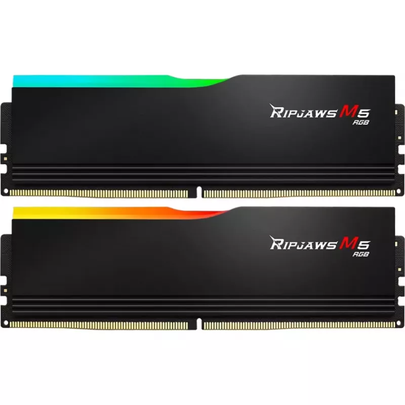 DIMM 32 GB DDR5-6800 (2x 16 GB) Dual-Kit, Memory black, F5-6800J3445G16GX2-RM5RK, Ripjaws M5 RGB, INTEL XMP
