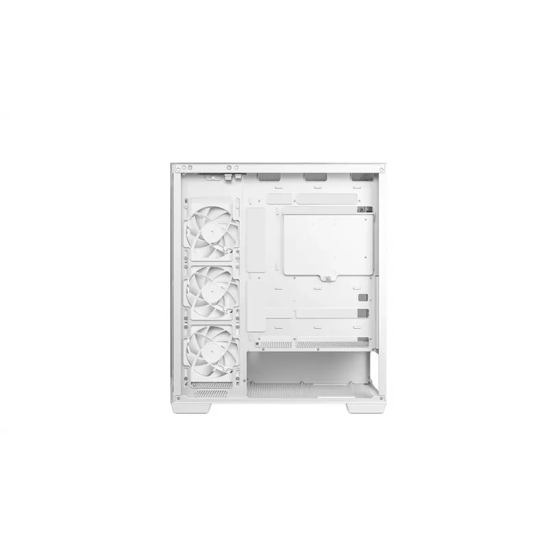 PC Case DeepCool CG580 4F V2 Midi Tower White — ATX, tempered glass, 3x120mm side fans, 360mm side radiator support