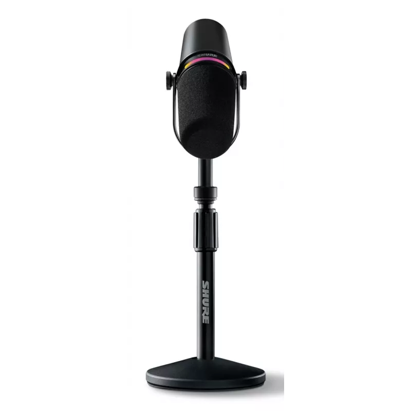 Shure MV7+-K-BNDL - lectern/vocal microphone with XLR/USB-C connector, black + desk stand GATOR