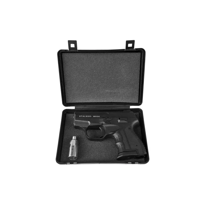 Signal blank-firing pistol STALKER M906 BAS caliber .22 Long Blank (6 mm) Black