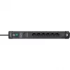 Power Extension Cord Brennenstuhl 1951160606 3m 6 AC Outlets Indoor Black