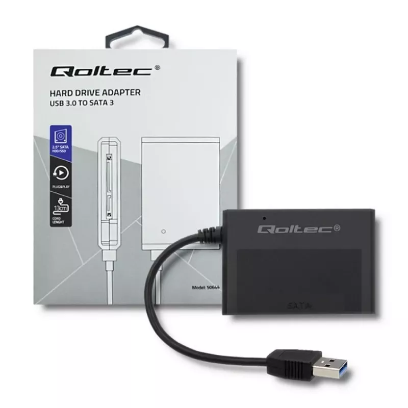 Hard Drive Adapter Qoltec USB 3.0 HDD/SSD