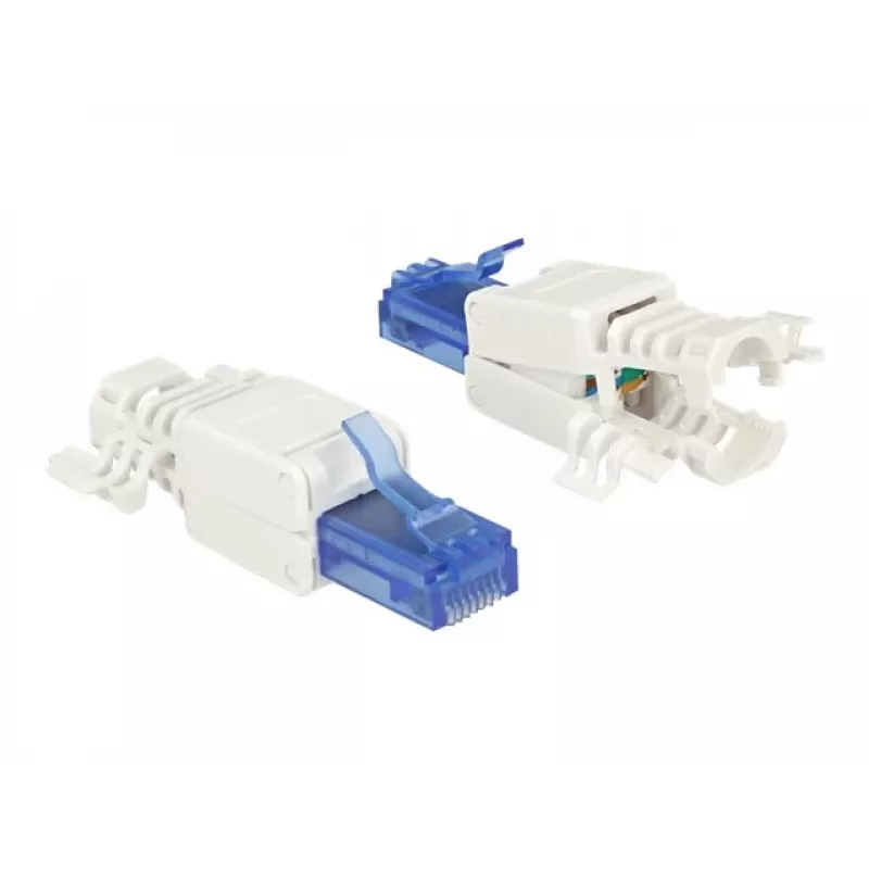 Wire Connector RJ-45 DeLOCK 86417 Blue White
