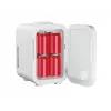 Mini fridge with LED makeup mirror Elle ESDAFX08WHEU 8 L white