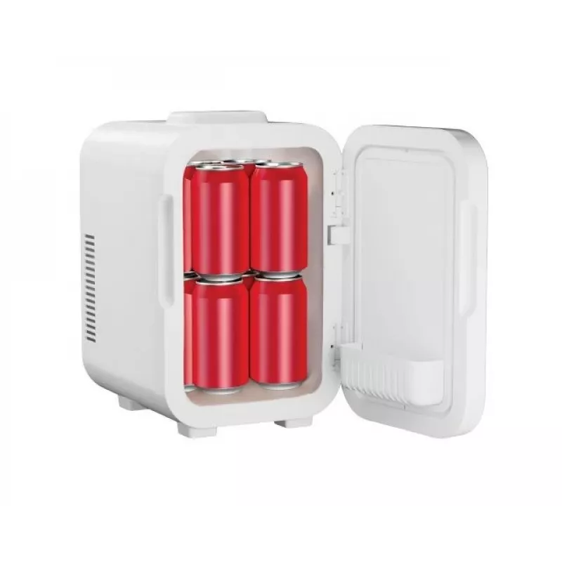 Mini fridge with LED makeup mirror Elle ESDAFX08WHEU 8 L white