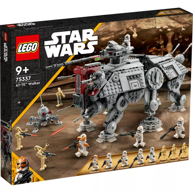 LEGO Star Wars: at-TE Walker Set with Droid Figures (75337)