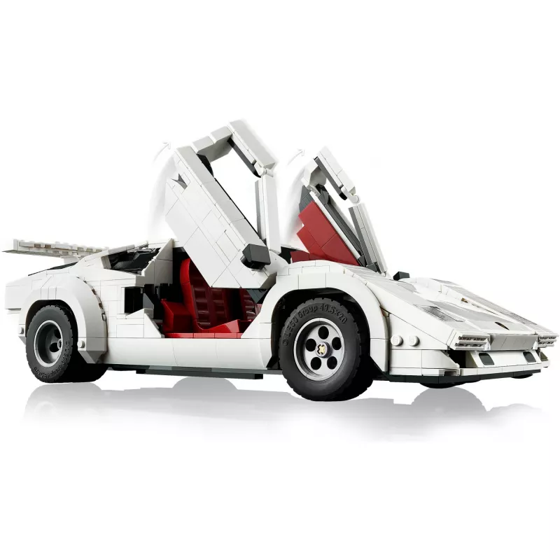 LEGO Icons building set Lamborghini Countach 5000 Quattrovalvole 10337 — display model, 1,506 pieces, 340×90×160 mm