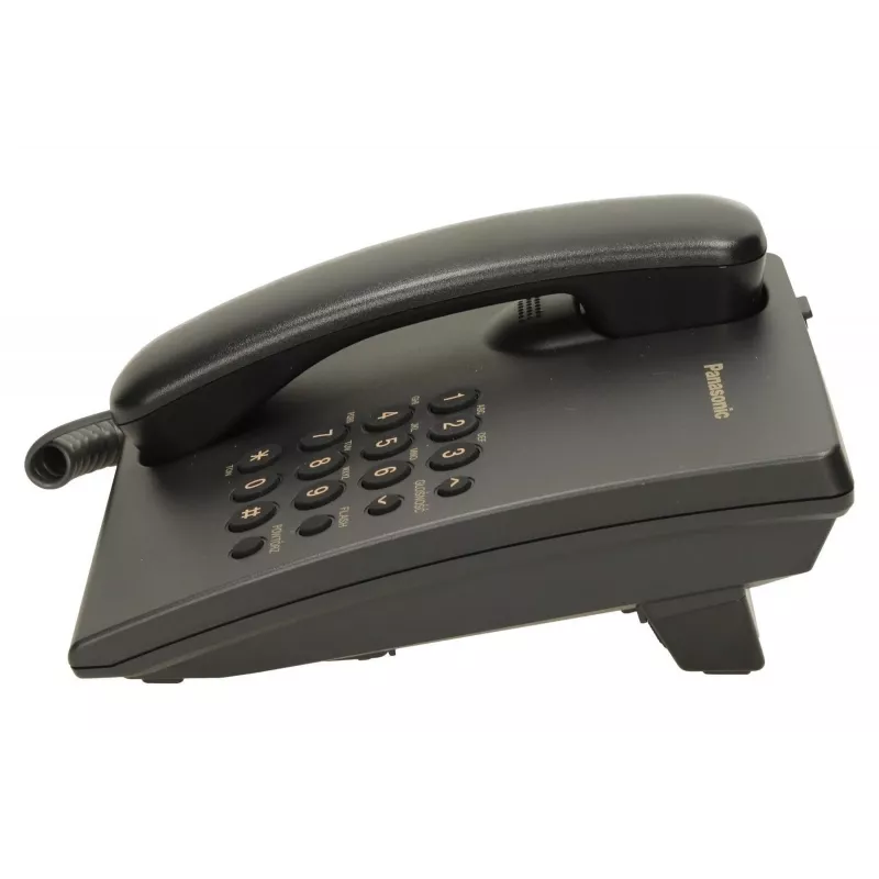 Corded Phone Panasonic KX-TS500 Black with Caller ID and Speakerphone
