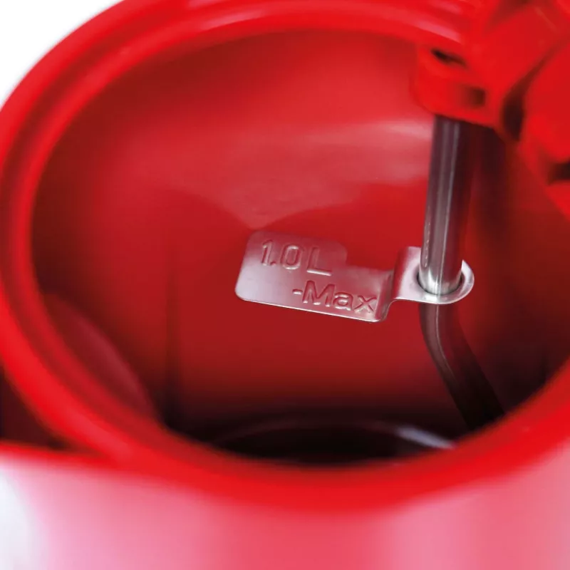 Electric kettle JATA 1 L 2200 W Red