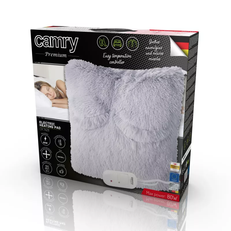 Camry Premium CR 7428 electric heating pad, grey
