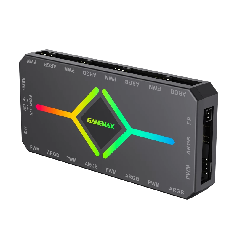 Gamemax | Remoter control | V4.0 ARGB PWM HUB BK | Black | Gamemax