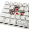 Ducky One 3 Classic Pure White Mini Gaming Keyboard, RGB LED - MX-Red (US) (DKON2161ST-RUSPDPWWWSC1)