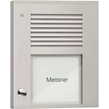 Audio front-door station PDS PDS01-EN04 1-button 1-row surface-mounted silver (PDS01-EN04)
