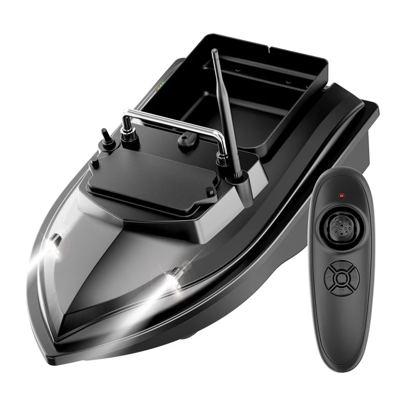 Bait boat Flytec V050 12000mAh Black – remote-controlled bait delivery boat, 12000 mAh battery