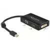 Cable DeLOCK 0.16m DisplayPort/VGA + HDMI + DVI