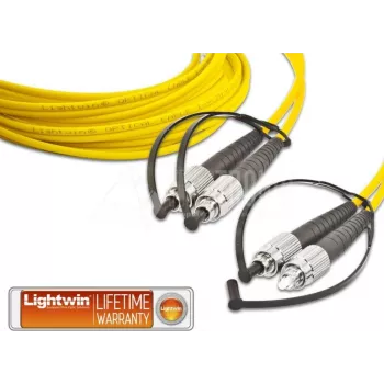 Lightwin High Quality Duplex LWL Patch Cable, SM, FC - FC LWL Patch Cable (LDP-09 FC-FC 10.0)