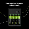 Battery charger Green Cell GC VitalCharger USB, 4-slot, AA/AAA, USB-powered, black