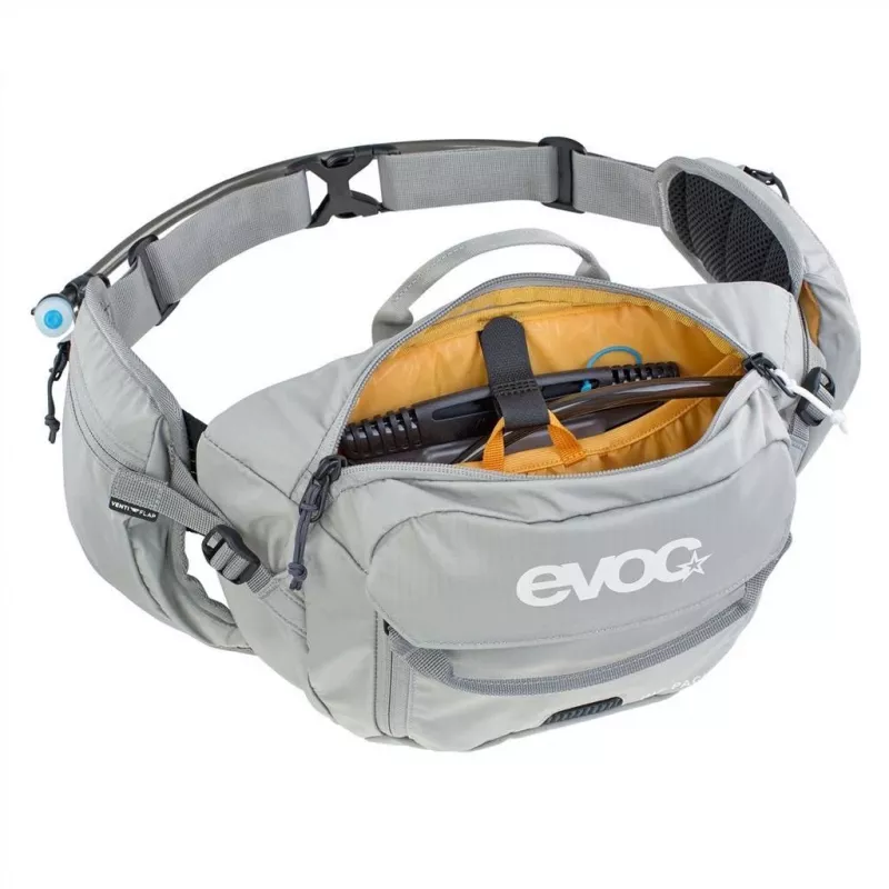 EVOC Hip Pack waist bag Mesh Nylon Ripstop Grey 3L Unisex