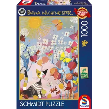 Rosina Wachtmeister: Striped Kitten, Puzzle 1000 Pieces